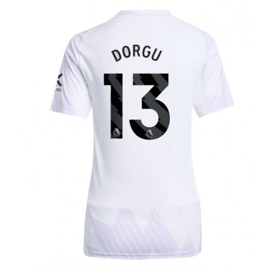 Manchester United Patrick Dorgu #13 Gostujuci Dres za Ženska 2025-26 Kratak Rukav Manchester United Patrick Dorgu #13 Gostujuci Dres za Ženska 2025-26 Kratak Rukav